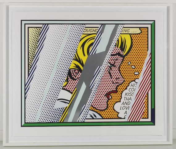 Roy Lichtenstein - Reflections on Girl - Cornice