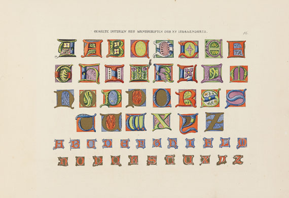 Johann Georg Brandt - Alphabete und Schriftmuster