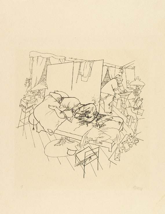 George Grosz - 2 Grafiken