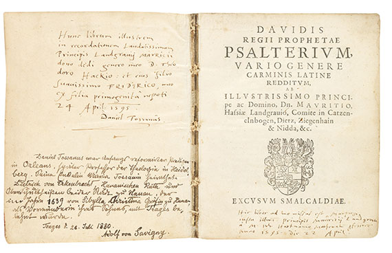 Moritz von Sachsen - Davidis Psalterium. 1593 - Altre immagini