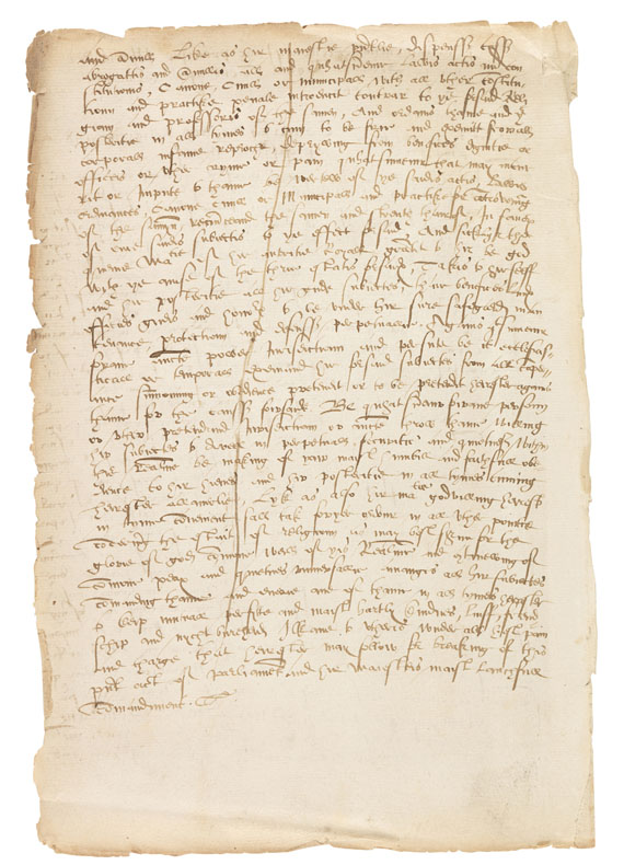 Mary Stuart - Ms. Parliament document (contemp. copy). Edinburgh 1567. - Altre immagini
