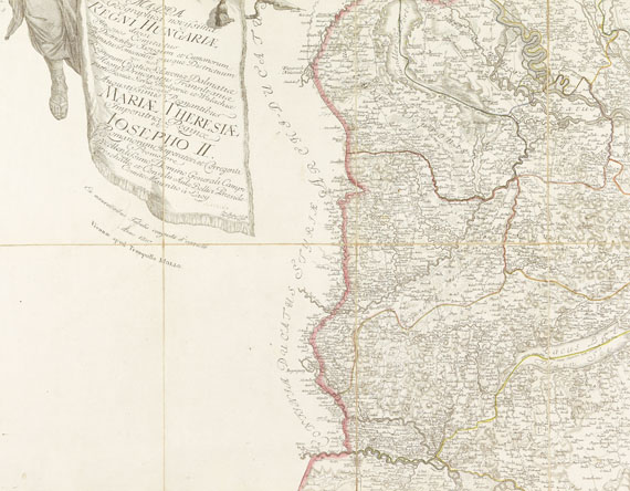  Ungarn - Mappa ... Regni Hungariae (I. Müller / Mollo), Ausg. 1807. Gefaltet in Schuber. - Altre immagini