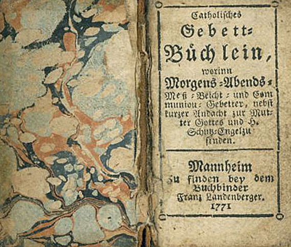 Miniaturbücher - Miniaturbuch, Gebett-Büchlein