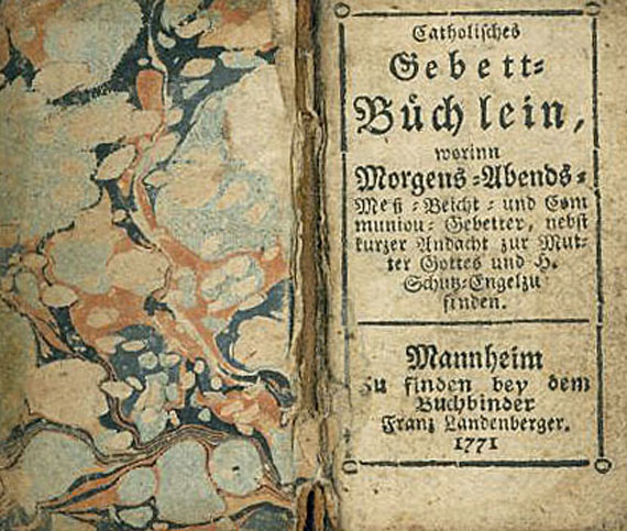  Miniaturbücher - Miniaturbuch, Gebett-Büchlein