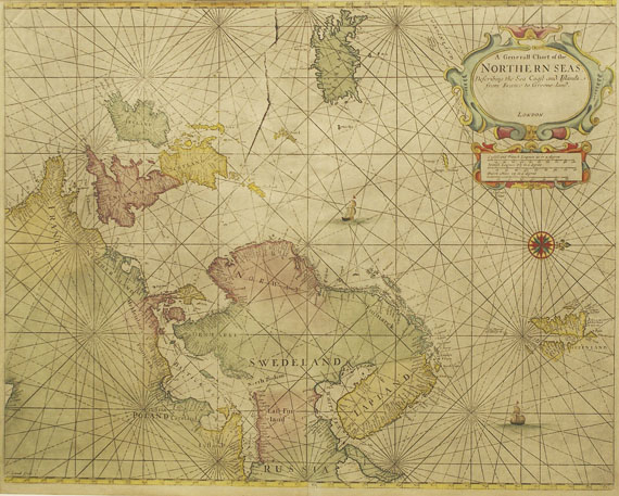  Nordmeer - 1 Bl. A generall chart of the Northern Seas.