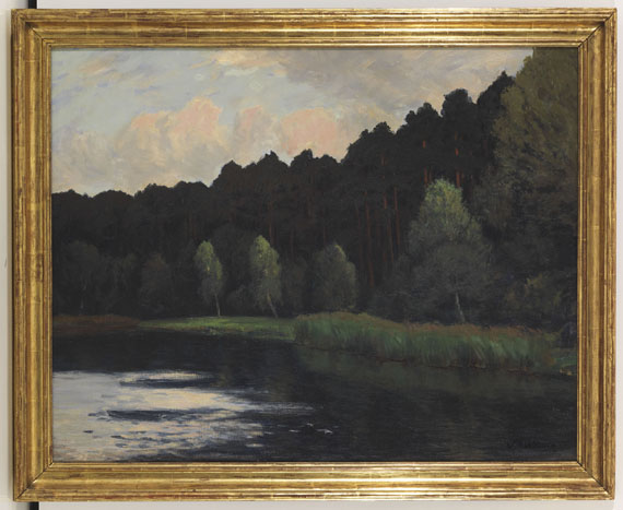 Walter Leistikow - Grunewaldsee - Cornice