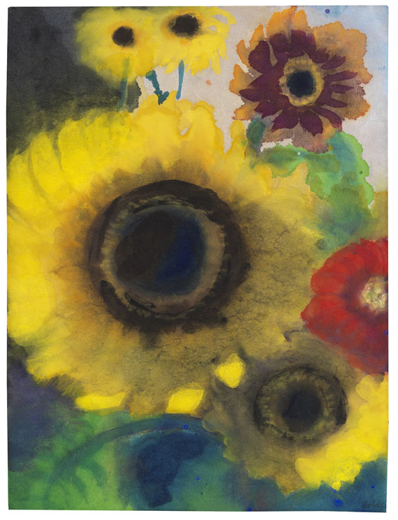 Emil Nolde - Sonnenblumen