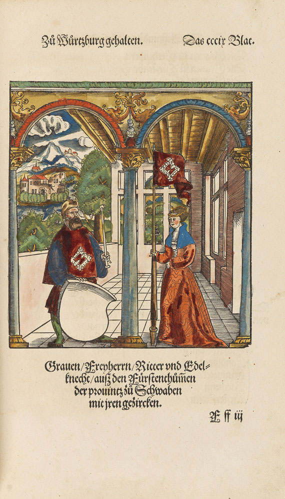 Georg Rüxner - Anfang, ursprung, und herkommen des Thurnirs.1530