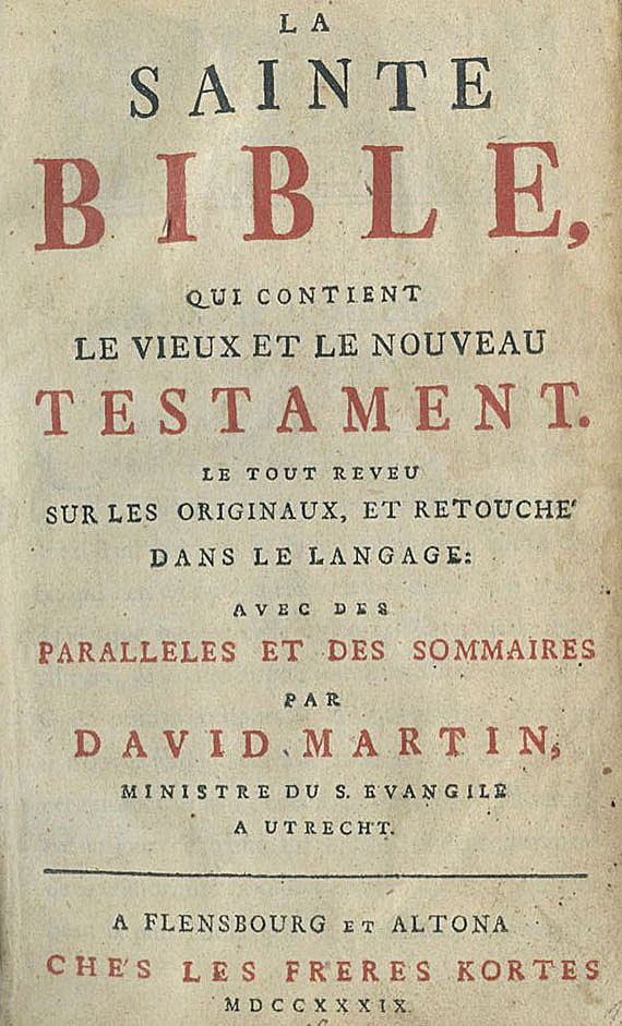 Biblia germanica - Bibeln und Gesangbücher. 12 Bde.