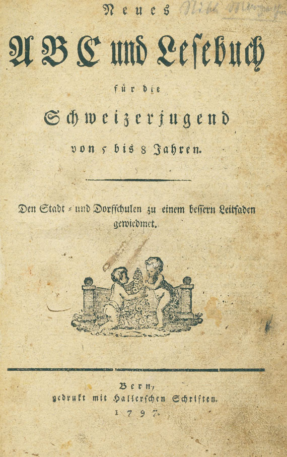 Heinzmann, Johann Georg - Neues ABC und Lesebuch für die Schweizerjugend