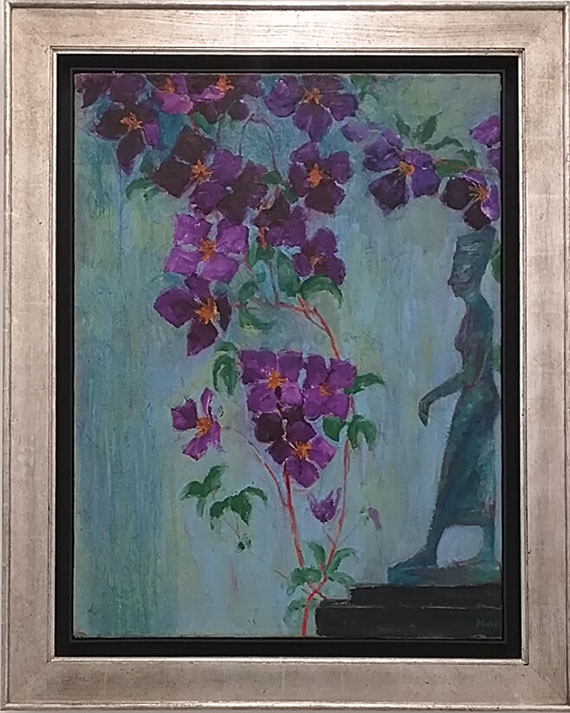 Emil Nolde - Figur und Clematis - Cornice