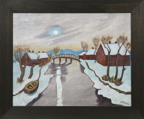 Hermann Max Pechstein - Wintermorgen - Cornice