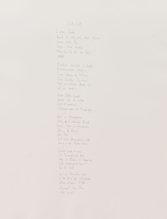 Gerhard Altenbourg - Über dem Strom ein Gezweig. Altenbourg Blätter zu Bobrowski - Altre immagini