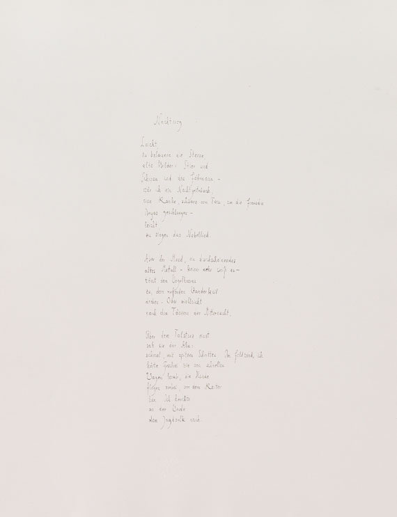 Gerhard Altenbourg - Über dem Strom ein Gezweig. Altenbourg Blätter zu Bobrowski - Altre immagini