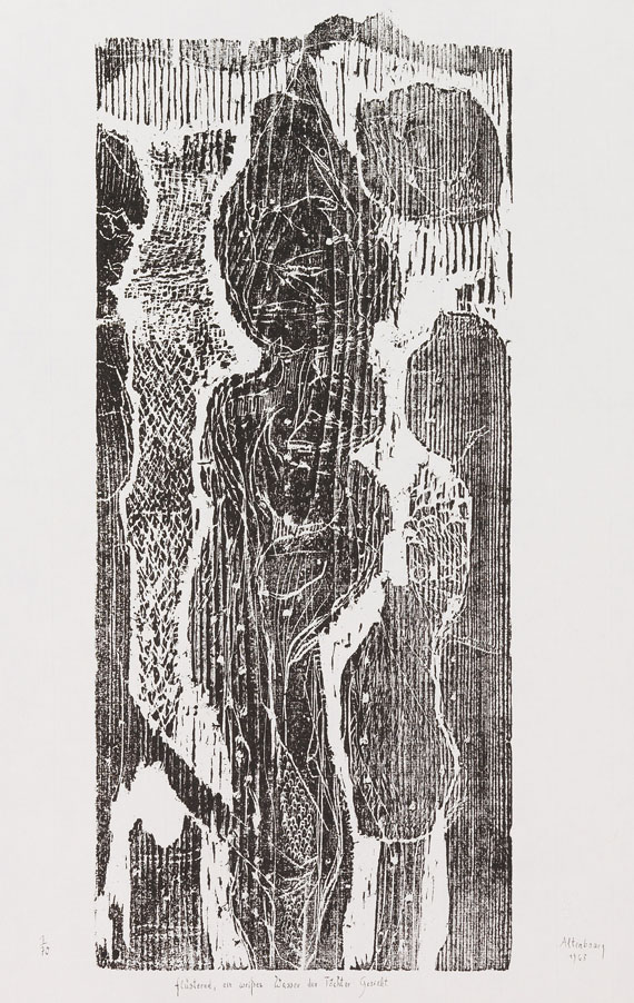 Gerhard Altenbourg - Über dem Strom ein Gezweig. Altenbourg Blätter zu Bobrowski - Altre immagini