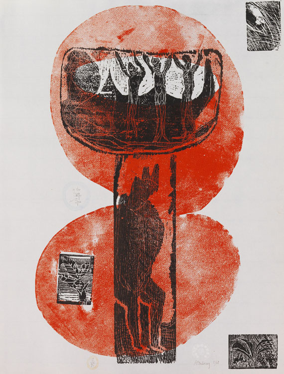 Gerhard Altenbourg - Über dem Strom ein Gezweig. Altenbourg Blätter zu Bobrowski - Altre immagini