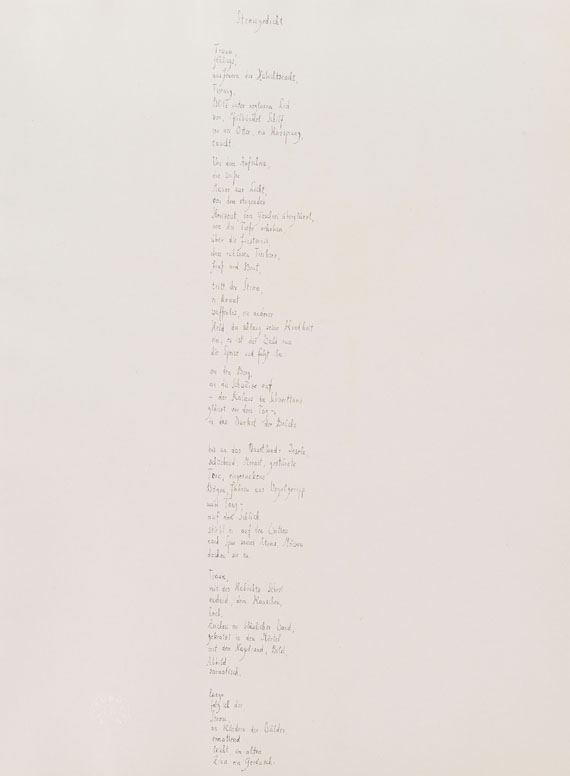 Gerhard Altenbourg - Über dem Strom ein Gezweig. Altenbourg Blätter zu Bobrowski - Altre immagini