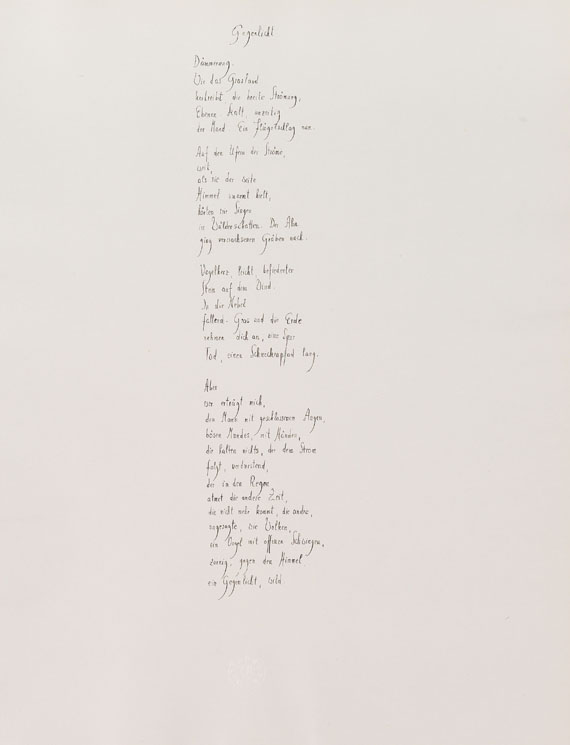 Gerhard Altenbourg - Über dem Strom ein Gezweig. Altenbourg Blätter zu Bobrowski - Altre immagini