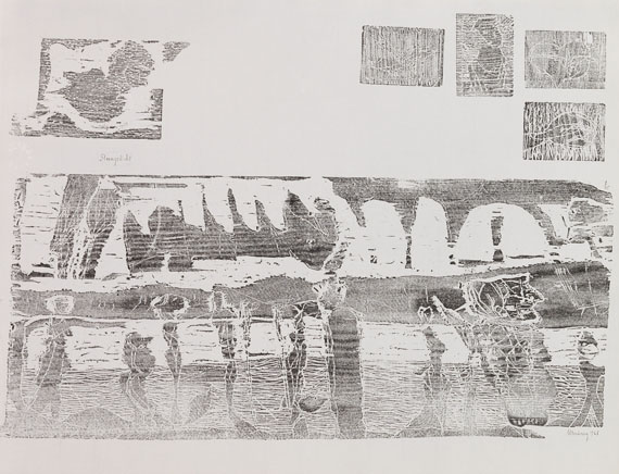 Gerhard Altenbourg - Über dem Strom ein Gezweig. Altenbourg Blätter zu Bobrowski - Altre immagini