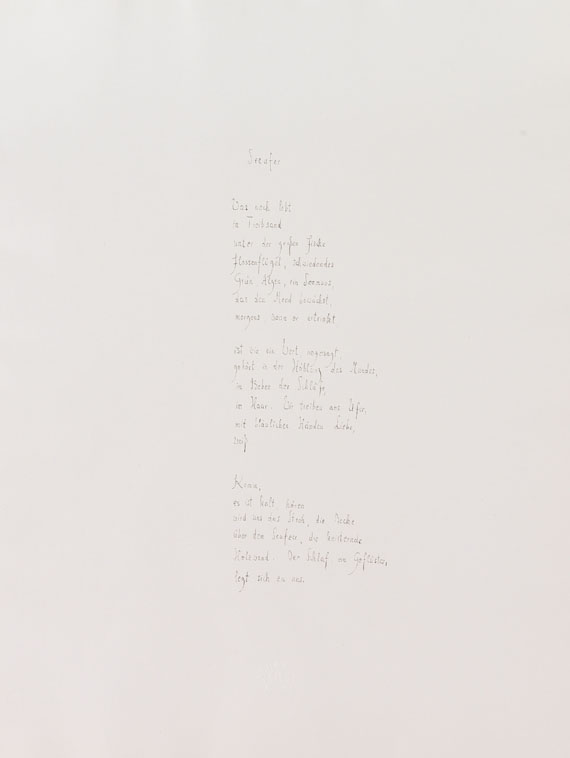 Gerhard Altenbourg - Über dem Strom ein Gezweig. Altenbourg Blätter zu Bobrowski - Altre immagini