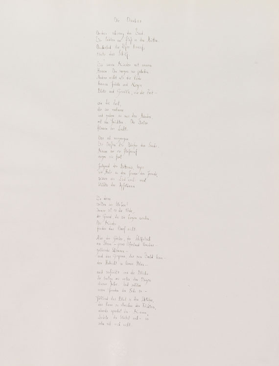 Gerhard Altenbourg - Über dem Strom ein Gezweig. Altenbourg Blätter zu Bobrowski - Altre immagini