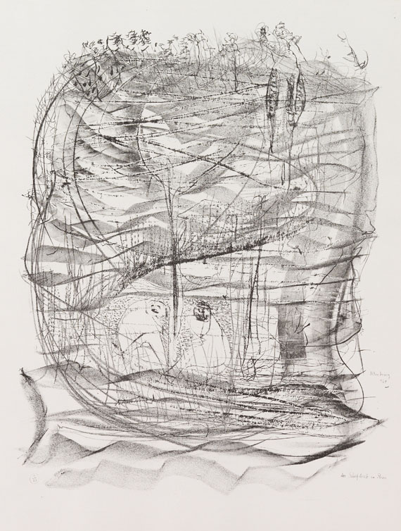 Gerhard Altenbourg - Über dem Strom ein Gezweig. Altenbourg Blätter zu Bobrowski - Altre immagini