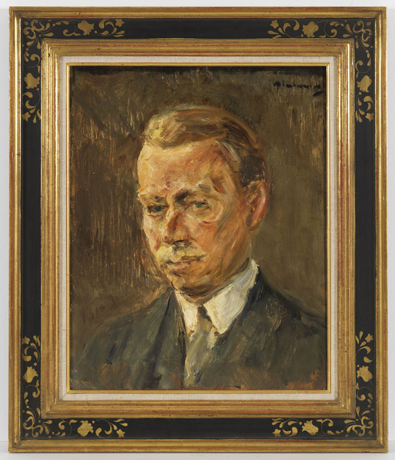 Max Liebermann - Bildnis Erich Hancke - Kopfstudie - Cornice