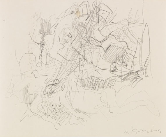 Willem de Kooning - Orgy/ Erotic Drawing