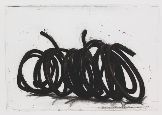 Bernar Venet - Four Indeterminate Lines