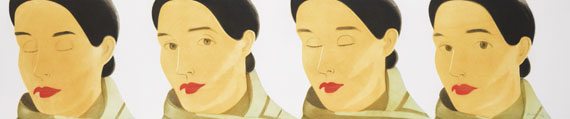 Alex Katz - Eyes open, Eyes closed