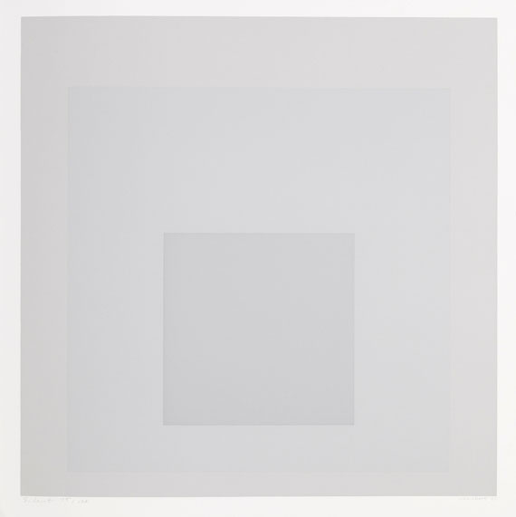 Josef Albers - Vier Blätter: Opalescent, Silent, Attic, Concord - Altre immagini