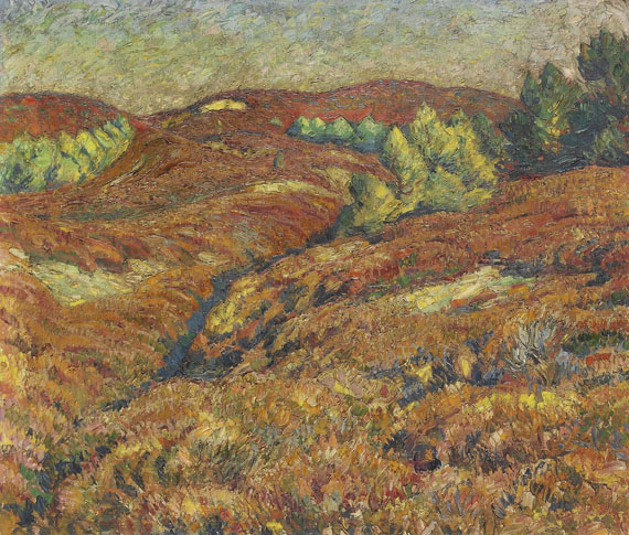 Georg Burmester - Herbst in der Heide