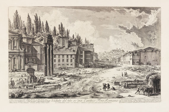 Giovanni Battista Piranesi - Veduta del Sito, ov