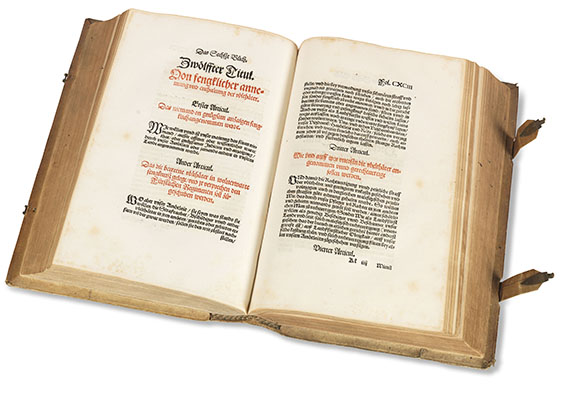   - Bairische Lanndtsordnung. 1553. - Angeb.: Meurer, Jagd- und Forstrecht. 1576. 2 Werke in 1 Bd. - Altre immagini