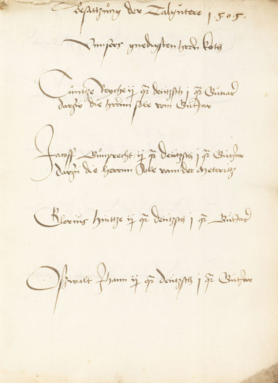   - Manuskript 1505 (Ordnung der Siedehütten, Halle/Saale) - Altre immagini