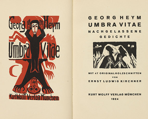 Ernst Ludwig Kirchner - Georg Heym, Umbra Vitae