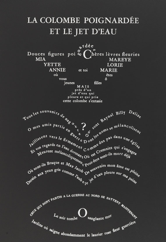 Guillaume Apollinaire - Sept calligrammes. - Altre immagini