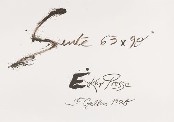 Antoni Tàpies - Suite 63 x 90 - Altre immagini