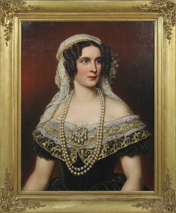 Joseph Karl Stieler - Königin Therese von Bayern - Cornice