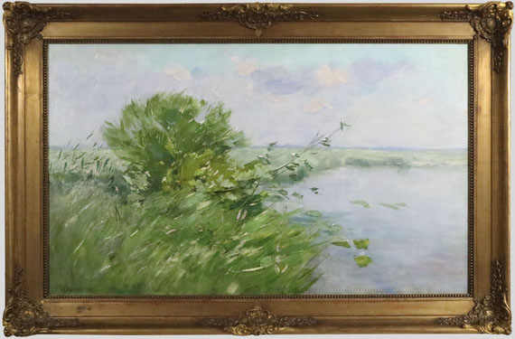 Karl Hagemeister - Märkische Seenlandschaft - Cornice