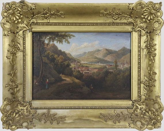 William Cowen - Blick über Como und den Comer See - Cornice