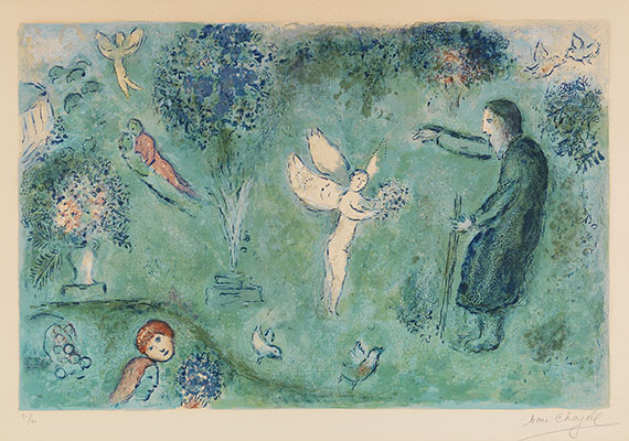 Marc Chagall - Le verger des Philétas