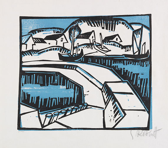 Karl Schmidt-Rottluff - Dünen und Mole