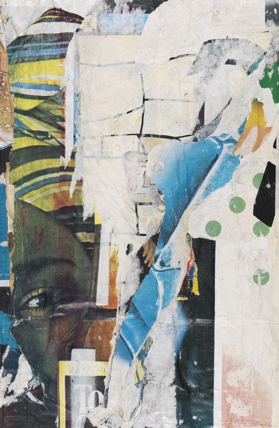 Mimmo Rotella - La nera