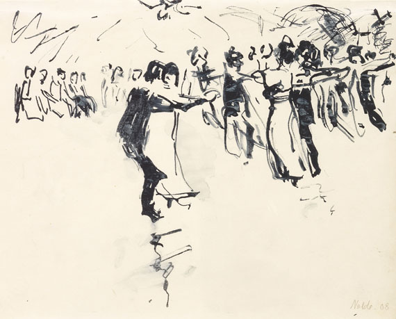 Emil Nolde - Im Ballsaal