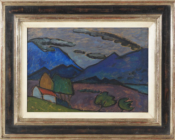 Münter - Berglandschaft mit Haus