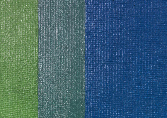 Josef Albers - Squares: Blue and Cobalt Green in Cadmium Green - Altre immagini