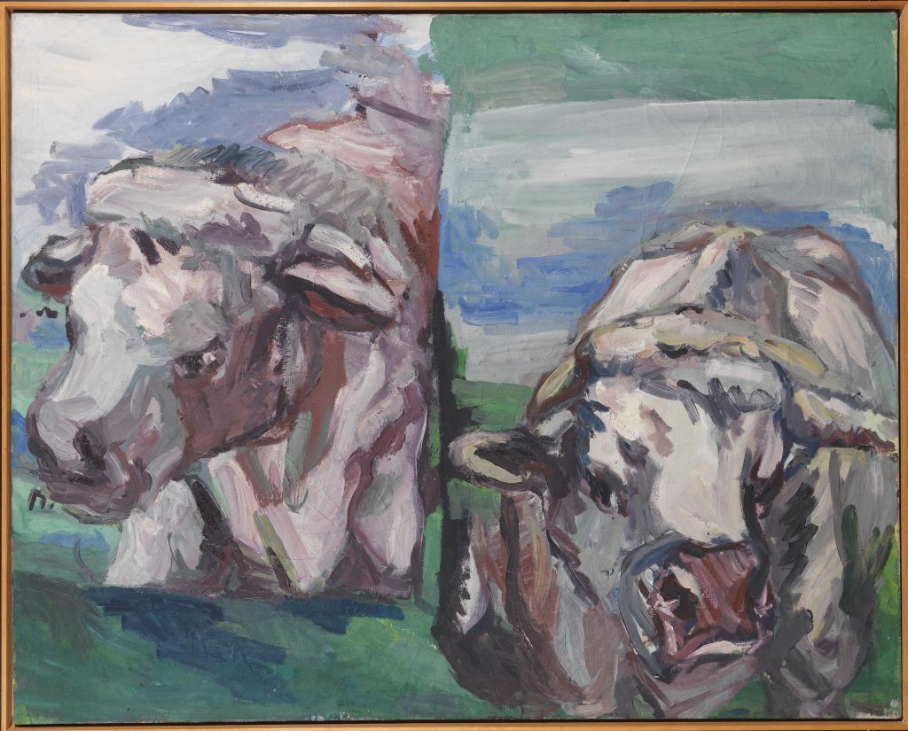 Georg Baselitz - Zwei halbe Kühe - Cornice