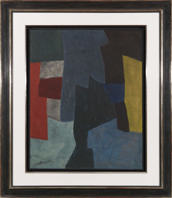 Serge Poliakoff - Composition abstraite - Cornice