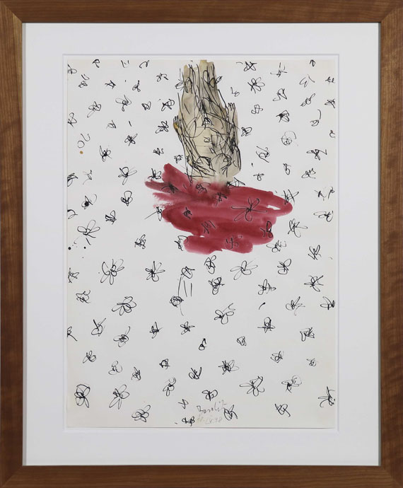 Georg Baselitz - Ohne Titel (Margariten) - Cornice